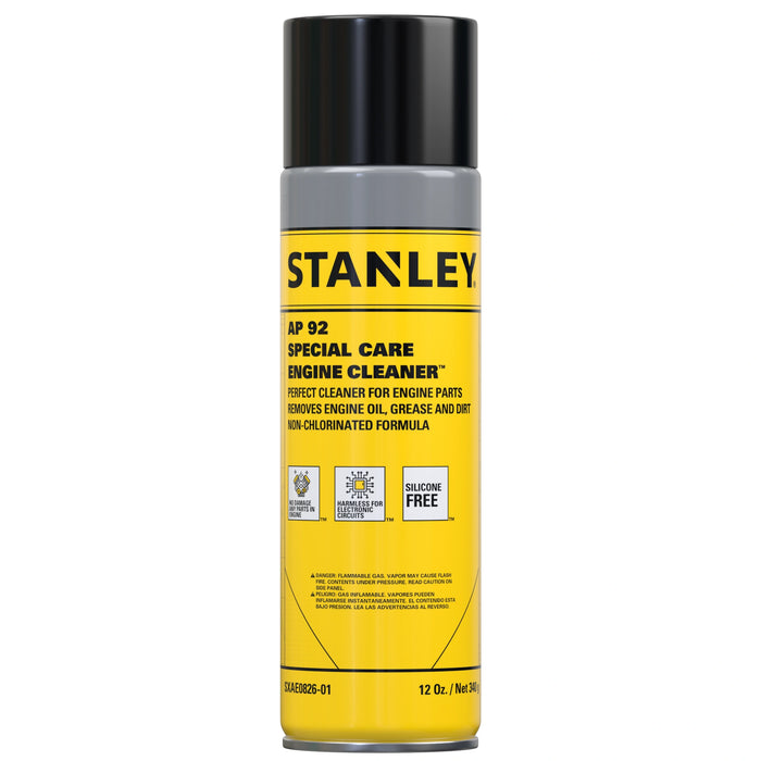 Stanley AP92 Special Care Engine Cleaner & Degreaser Spray - Citrus-Based, 12 oz