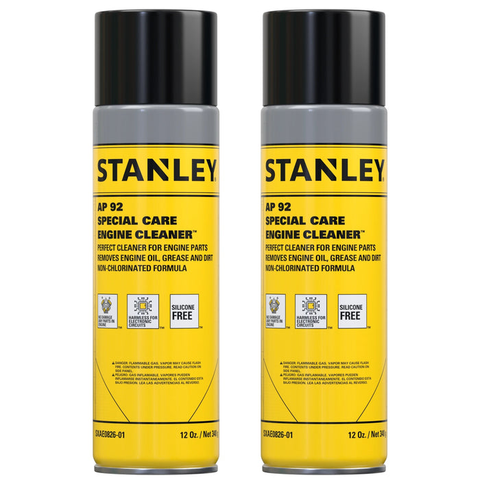 Stanley AP92 Special Care Engine Cleaner & Degreaser Spray - Citrus-Based, 12 oz