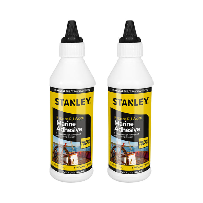Stanley Express Polyurethane Wood Marine Adhesive - High Resistance, 6.8 fl. oz.