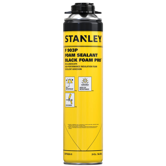 Stanley F903P Black Foam Pro Gun Foam Adhesive for RV & Landscape, 24oz
