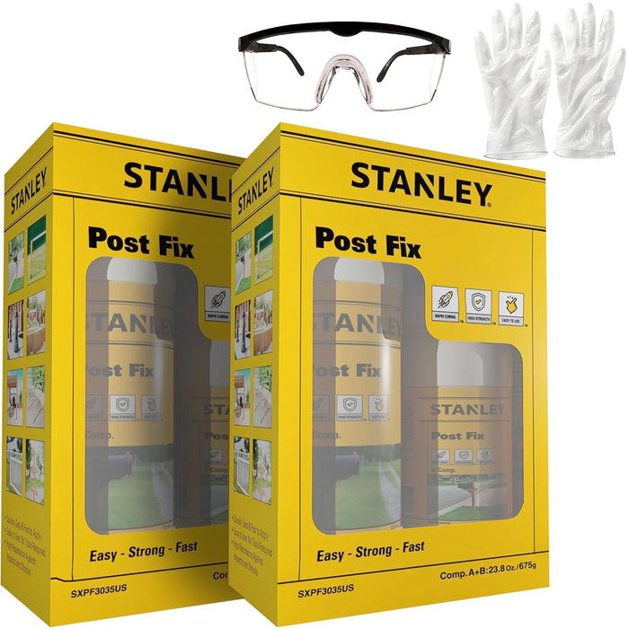 Stanley F996 Post Fix, Fence Post Foam - Rapid Installation Composite, 23.8 oz