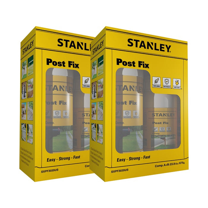 Stanley Post Fix, Fence Post Foam - Rapid Installation Composite, 23.8oz