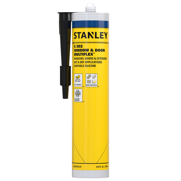Stanley S302 Window & Door Multiflex - Flexi Seal, White, 9.8 fl oz