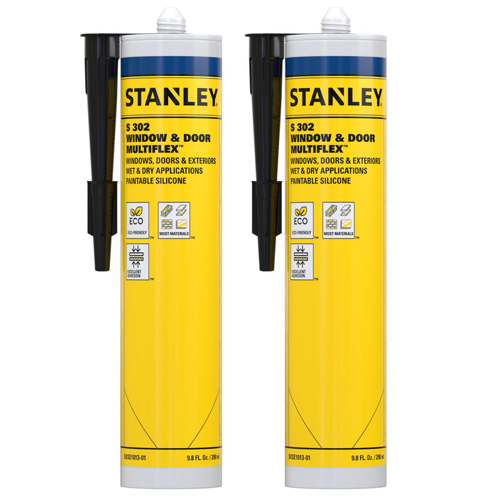 Stanley S302 Window & Door Multiflex - Flexi Seal, White, 9.8 fl oz