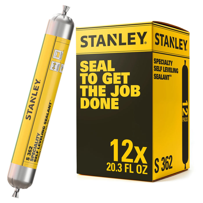 Stanley S362 Specialty Self Leveling Sealant Sausage - White, 20.3oz