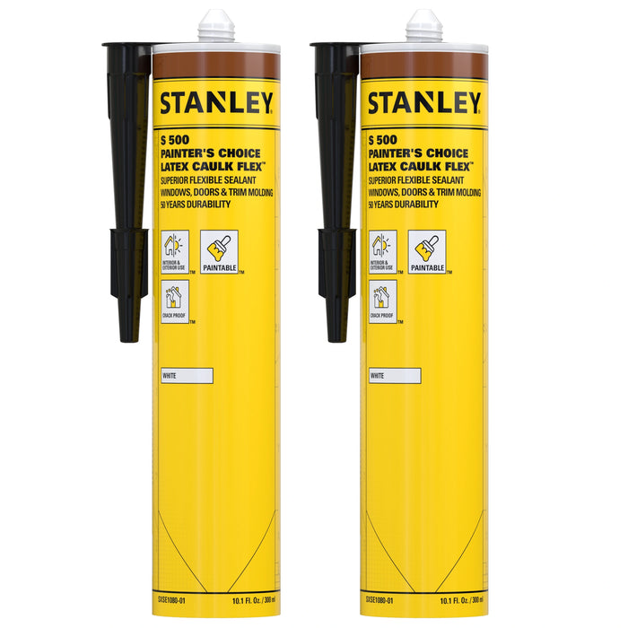 Stanley S500 Painter's Choice Latex Caulk Flex - White, 10.1 fl oz
