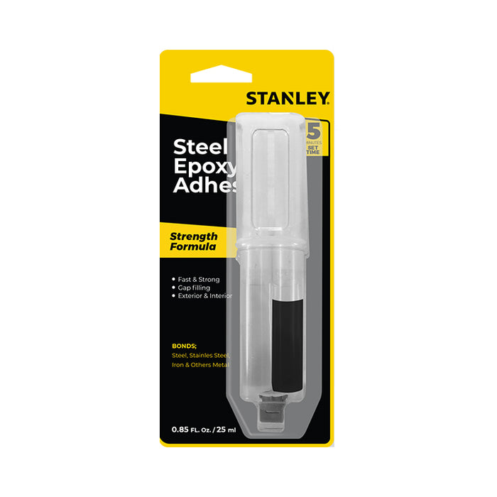 Stanley Steel Epoxy Adhesive - High Strength Bonding, 0.85 fl. oz.