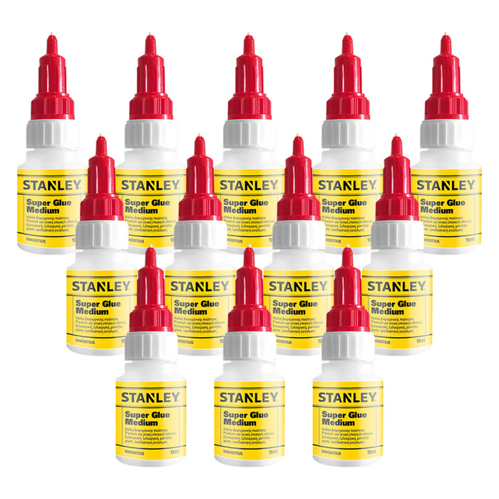 Stanley Super Glue - Versatile CA Glue in Three Viscosities