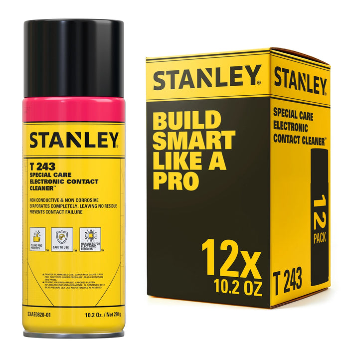 Stanley T243 Special Care Electronic Contact Cleaner Spray, 10.2 oz