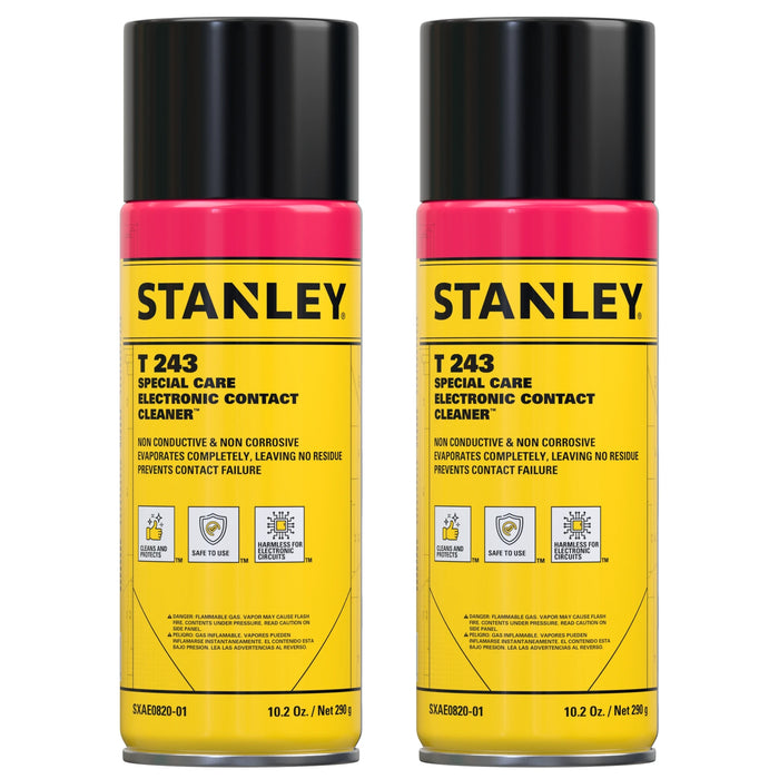 Stanley T243 Special Care Electronic Contact Cleaner Spray, 10.2 oz