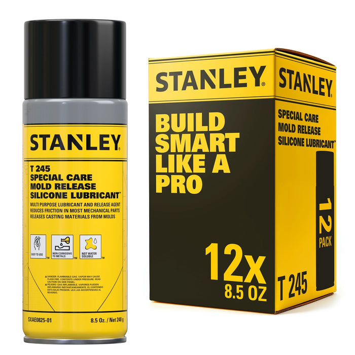 Stanley T245 Special Care Mold Release Silicone Lubricant Spray, 8.5 oz