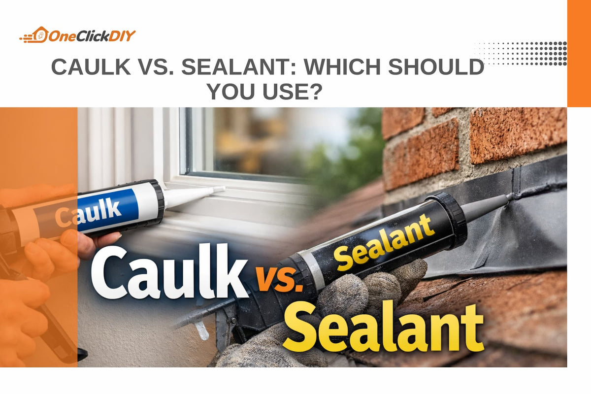 Caulk vs Sealant: Key Differences, Uses, and When to Choose Each