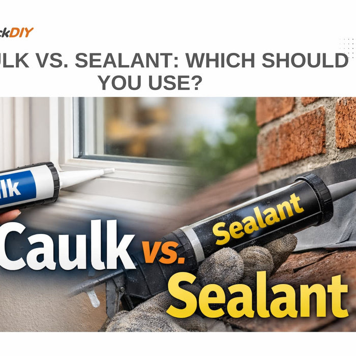 Caulk vs. Sealant: Which Should You Use?