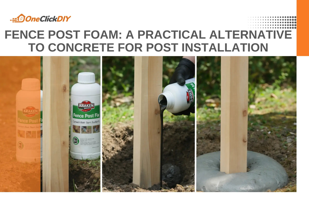 Post Set Fence Post Foam vs. Concrete: Fast & Easy Post Setting