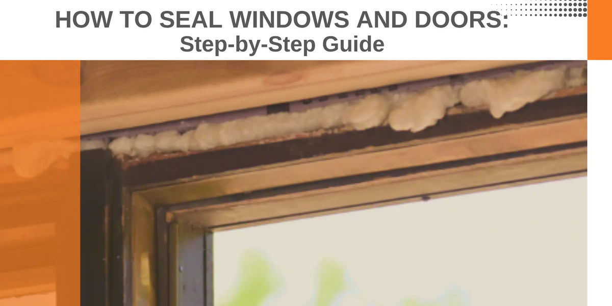How to Seal Windows and Doors: Window Seal & Window Sealant Guide