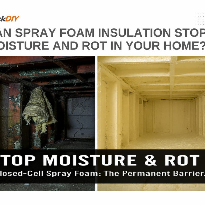 Can Spray Foam Insulation Stop Moisture and Rot in Your Home?