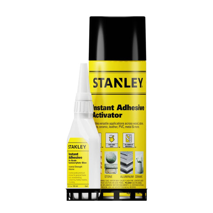 Stanley Instant Adhesive Set - CA Glue and Activator