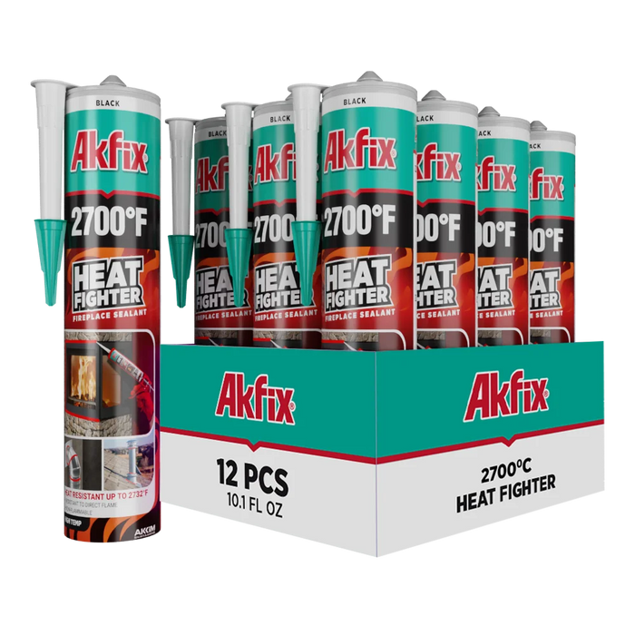 Akfix 2700 Heat Fighter - High Temp Fireplace Sealant