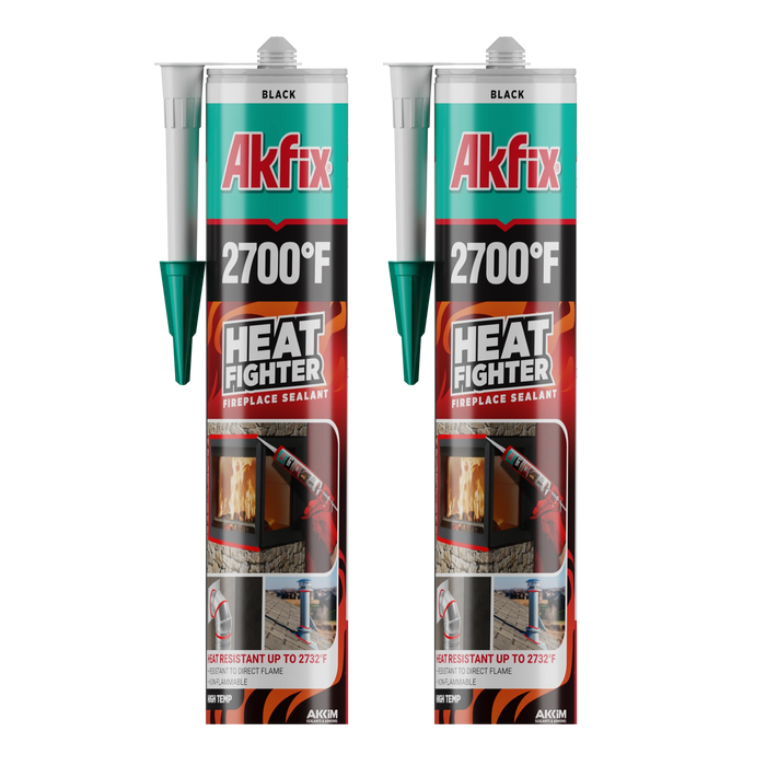 Akfix 2700 Heat Fighter - High Temp Fireplace Sealant