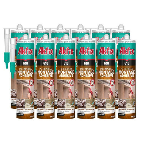 Akfix 610 Heavy Duty Construction Adhesive - 12 Pack