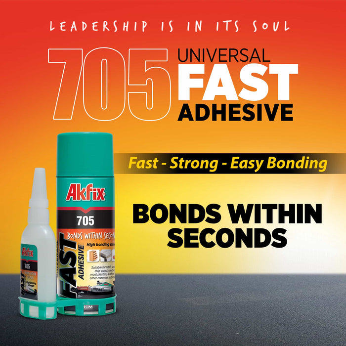 Akfix 705 Superfast Adhesive with Activator - 1