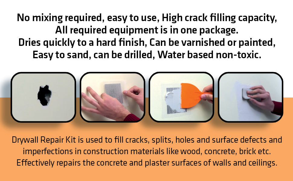 Kraken Bond Wall Repair Patch Kit - Features 2