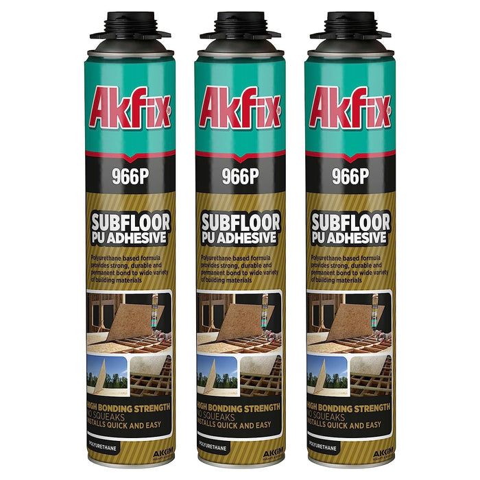 Akfix 966P Subfloor Polyurethane Adhesive Gun Foam 30 oz