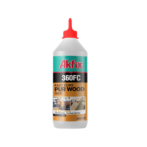 Akfix 360FC Fast Cure Polyurethane Wood Glue - D4 Adhesive, Waterproof ...