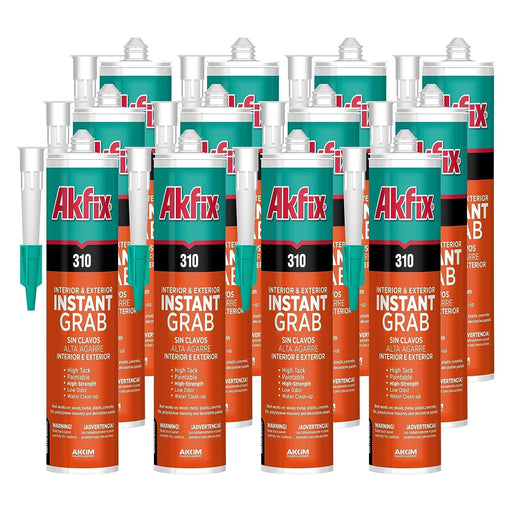 Akfix 310 Instant Grab Adhesive - 12 Pack