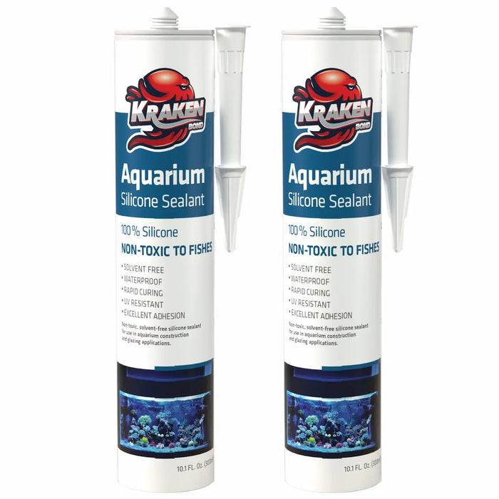 Kraken Bond Aquarium 100% Silicone Sealant - 2 Tube