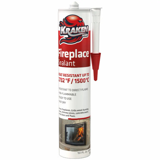 Kraken Bond Fireplace Sealant - Fireplace Caulk - 1 Tube