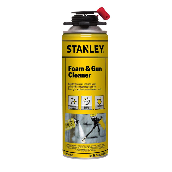 Stanley Polyurethane Foam Cleaner & Foam Gun Cleaner, 12.3oz