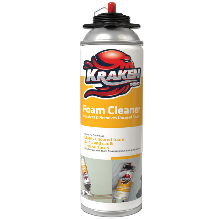 Kraken Bond Polyurethane Foam and Foam Gun Cleaner