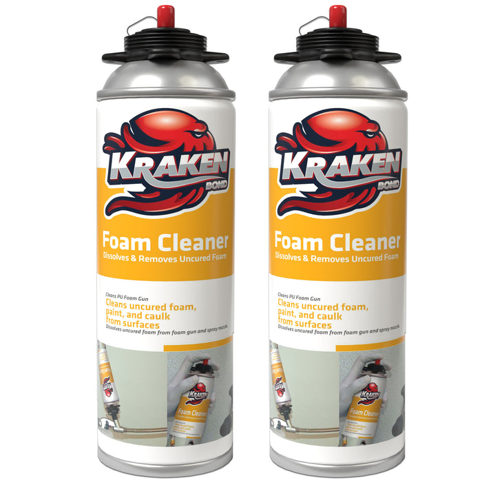 Kraken Bond Polyurethane Foam and Foam Gun Cleaner