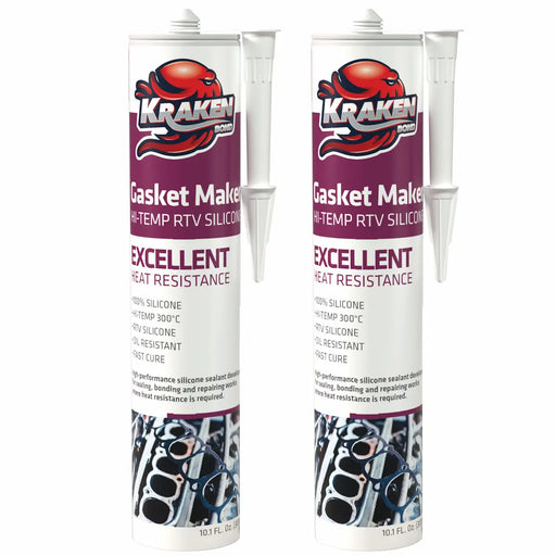 Kraken Bond Gasket Maker RTV Silicone - 2 Tube