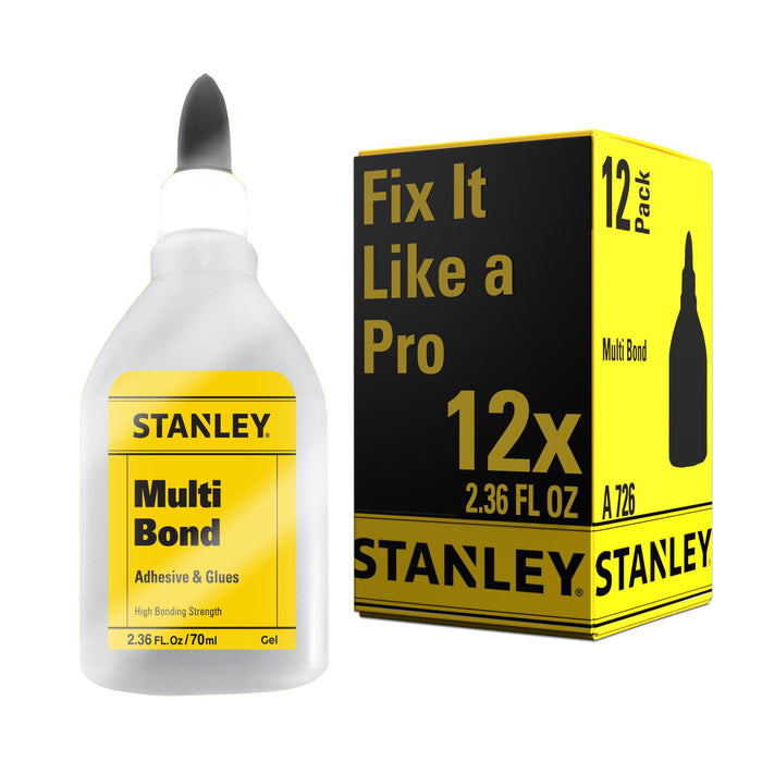 Stanley Multi Bond - Fast Curing Polyurethane Glue, 2.36 fl oz