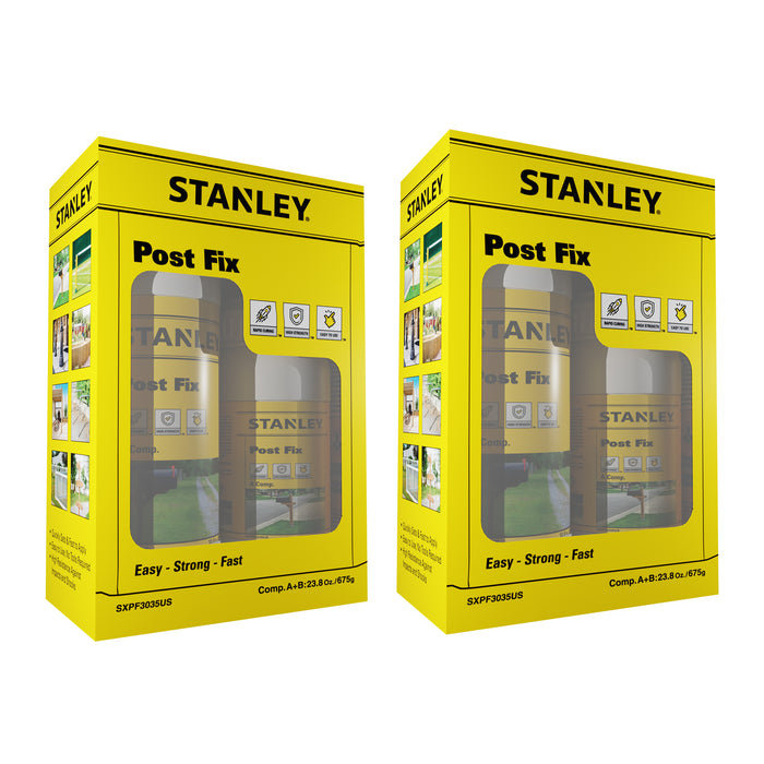 Stanley Post Fix, Fence Post Foam - Rapid Installation Composite, 23.8oz