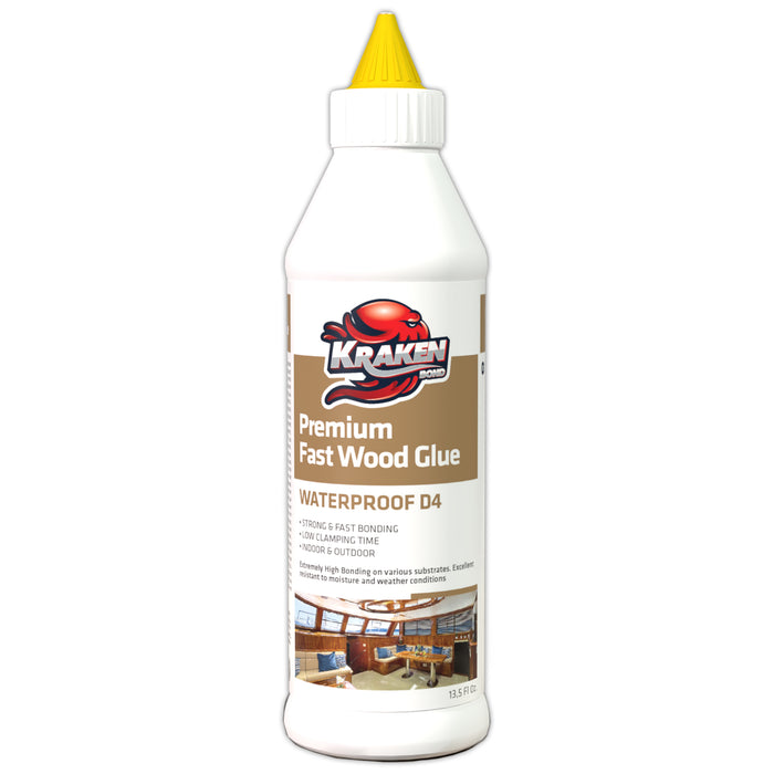 Kraken Bond D4 Premium Fast Wood Glue - 13.5 fl oz