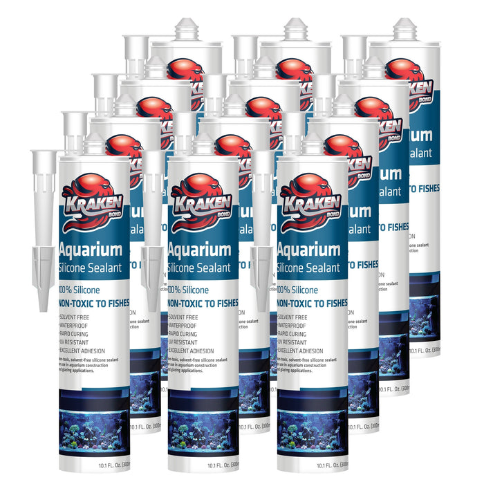 Kraken Bond Aquarium 100% Silicone Sealant - 10.1 fl oz