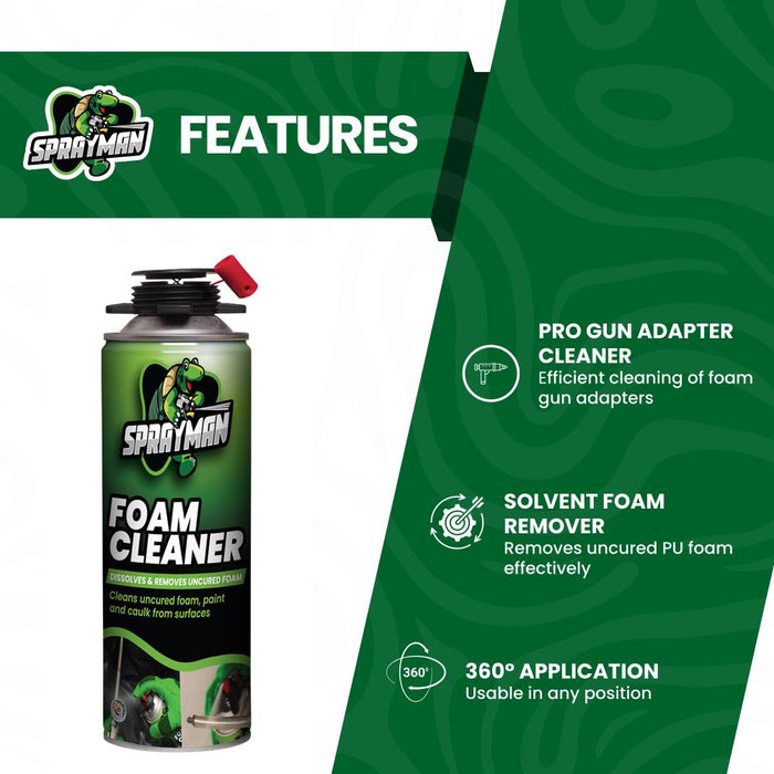 Sprayman Foam Cleaner - Spray Foam Gun Cleaner