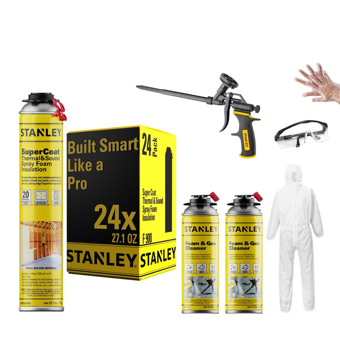 Stanley SuperCoat Thermal & Sound Insulation Spray Foam (Closed Cell)