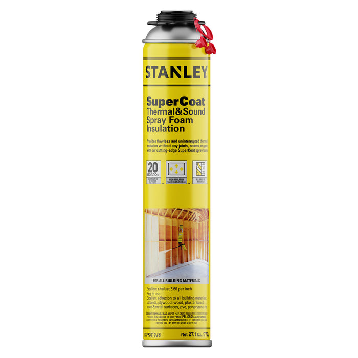 Stanley SuperCoat Thermal & Sound Insulation Spray Foam (Closed Cell)