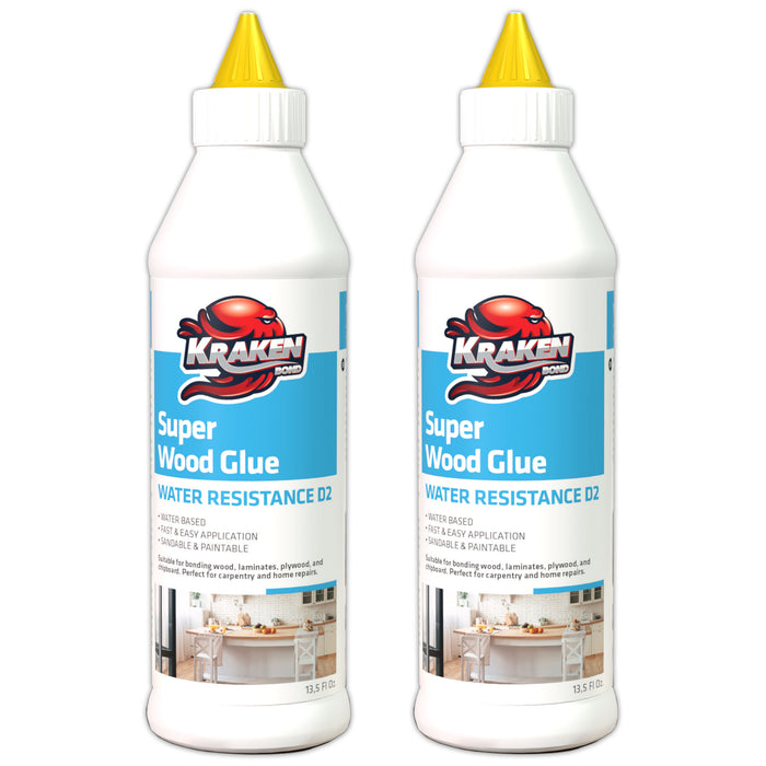 Kraken Bond D2 White PVA Super Wood Glue - 13.5 fl oz