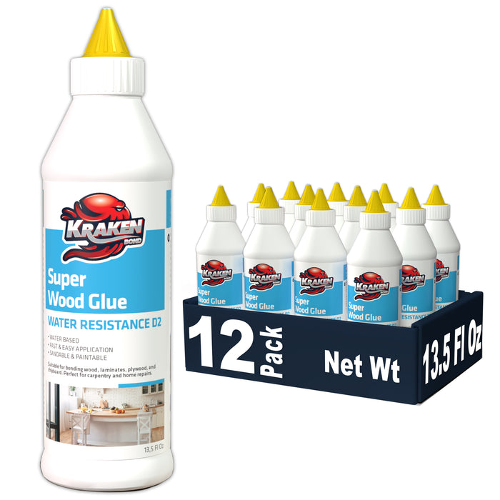 Kraken Bond D2 White PVA Super Wood Glue - 13.5 fl oz