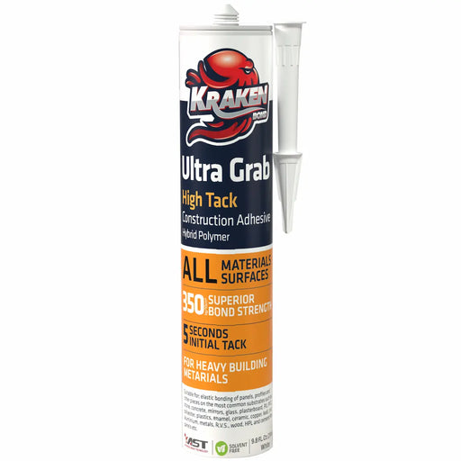 Kraken Bond High Tack Construction Adhesive - 1 Tube