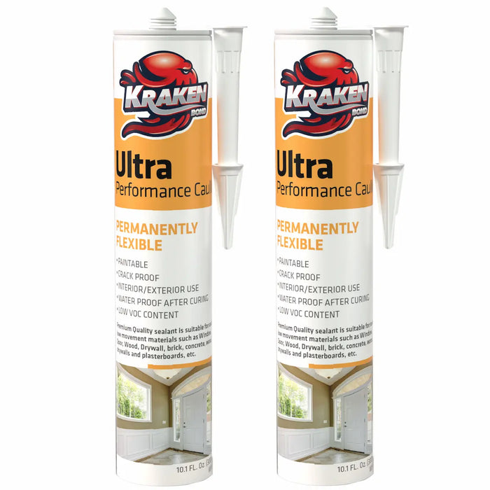 Kraken Bond Ultra Performance Caulk Sealant - 2 Tube