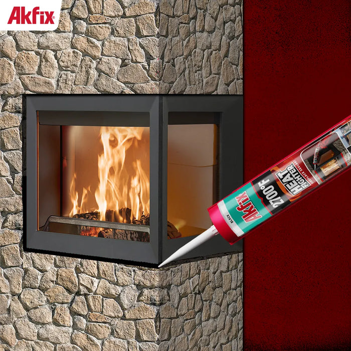 Akfix 2700 Heat Fighter - High Temp Fireplace Sealant