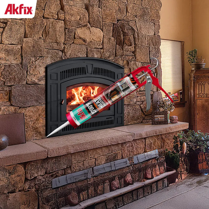 Akfix 2700 Heat Fighter - High Temp Fireplace Sealant