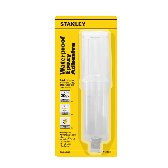 Stanley Waterproof Epoxy Adhesive - Strong Bond, 0.85oz