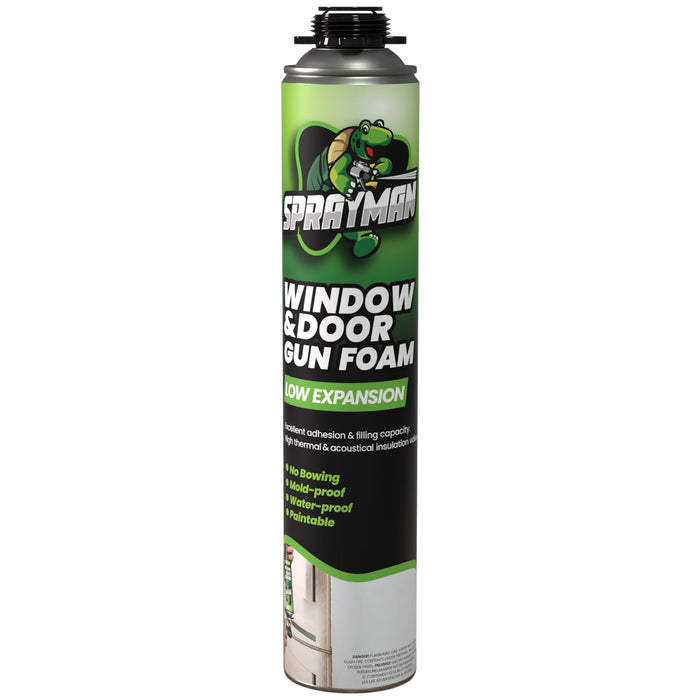 Sprayman Window & Door Low Expansion Spray Foam - 1 Pack